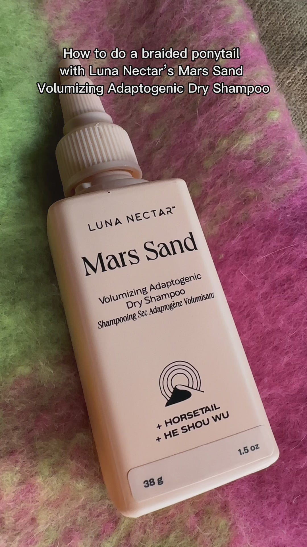 Load and play video in Gallery viewer, Mars Sand Volumizing Adaptogenic Dry Shampoo | Aerosol-Free, Benzene-Free