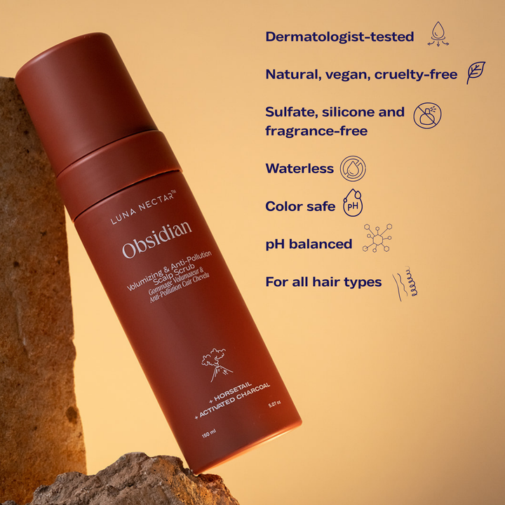 
                  
                    Obsidian Volumizing & Anti-Pollution Scalp Scrub Shampoo
                  
                