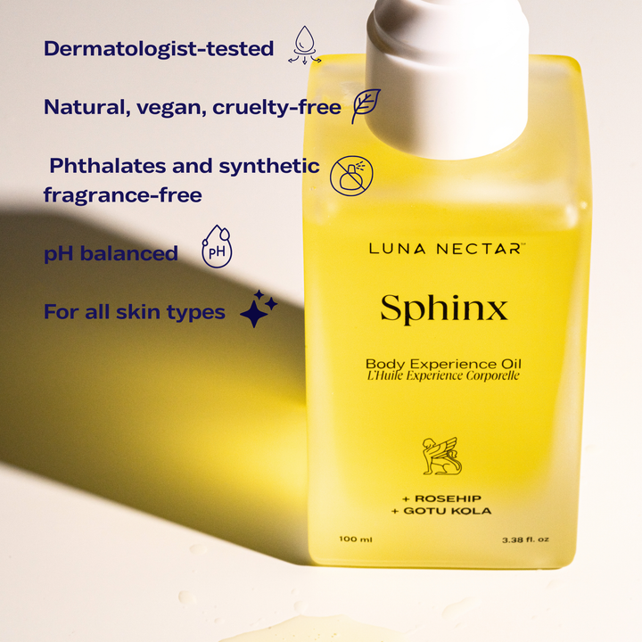 
                  
                    Sphinx Body Experience Oil | For Eczema and Roseacea Relief
                  
                